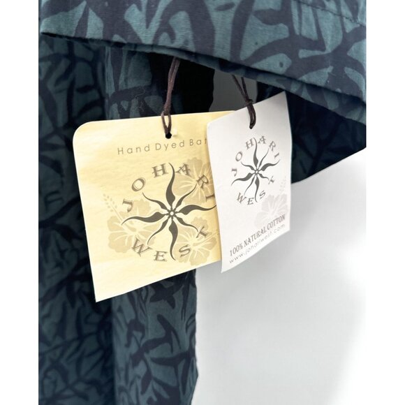 Johari West Shirt Mens XXL Handcrafted Abstract Print - Picture 3 of 5